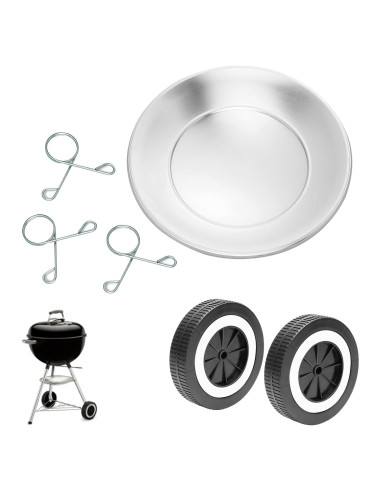 Bandeja de Captura de Cenizas y Ruedas Weber 22" LS'BABQ