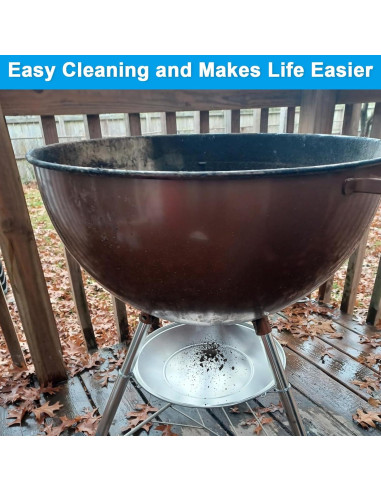 Bandeja de Captura de Cenizas y Ruedas Weber 22" LS'BABQ