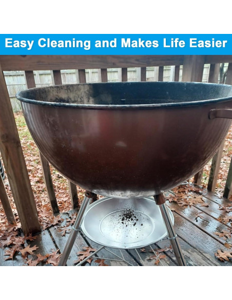 Bandeja de Captura de Cenizas y Ruedas Weber 22" LS'BABQ