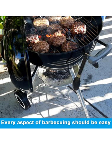Bandeja de Captura de Cenizas y Ruedas Weber 22" LS'BABQ