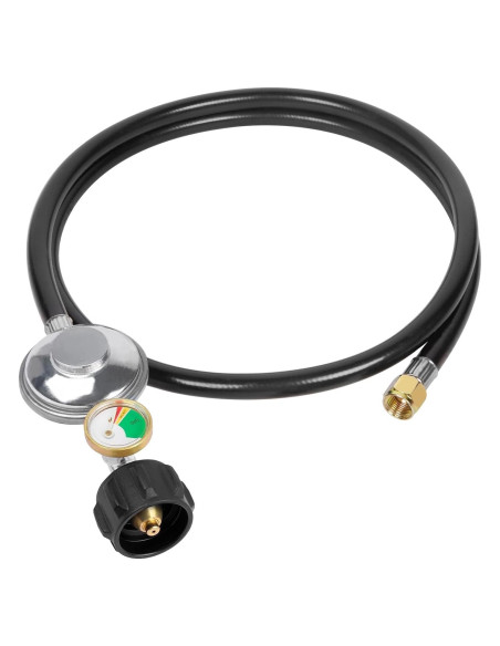 Regulador de Gas Universal SHINESTAR 1.07m con Manguera y Medidor