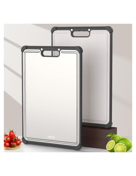 Tabla de Cortar JMJ Acero Inoxidable 316 39.9x27.9cm Ecológica