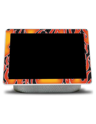 Cubierta de Vinilo Protectora MightySkins para Google Nest Hub Max - Llamas Calientes