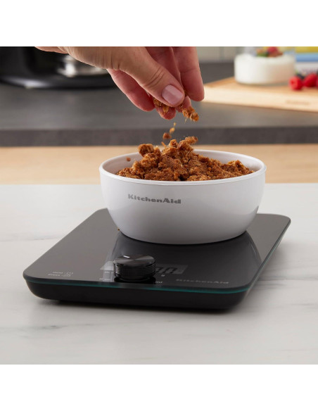 Balanza de Cocina Digital KitchenAid KQ914BA Vidrio 4.99 kg