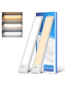 Luces Bajo Gabinete Ascher 38.6cm Recargables Sensor Movimiento