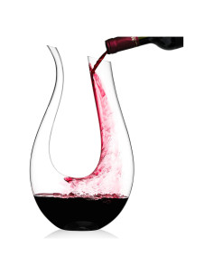 Decantador de Vino Galashield 1400ml Cristal Soplado a Mano