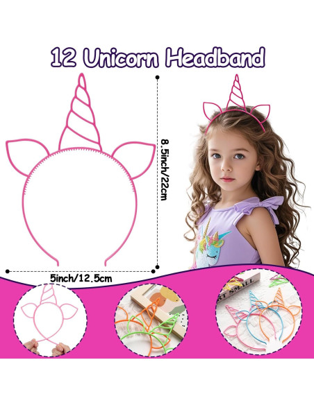 Suministros de Fiesta Unicornio SNLN - Accesorios para Niñas