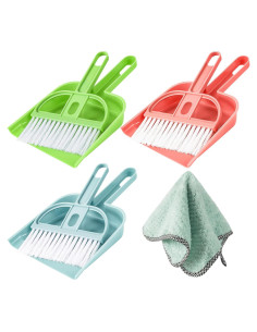 Conjunto de Mini Escoba y Recogedor Lamoutor - 3 Piezas