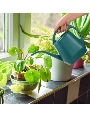 Regadera Fasmov Verde 2L con Pico Largo y Mango Ergonómico