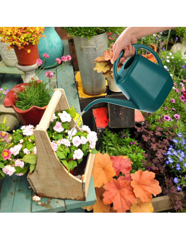 Regadera Fasmov Verde 2L con Pico Largo y Mango Ergonómico