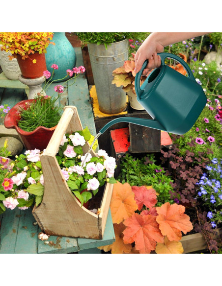 Regadera Fasmov Verde 2L con Pico Largo y Mango Ergonómico