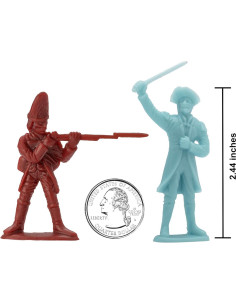 Set de Figuras de Soldados BMC Guerra Revolucionaria 44pc 2