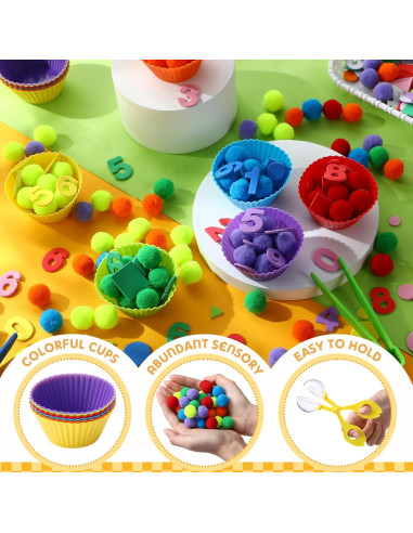 Conjunto de Juguetes de Motricidad Fina Blosssound 550 Pcs