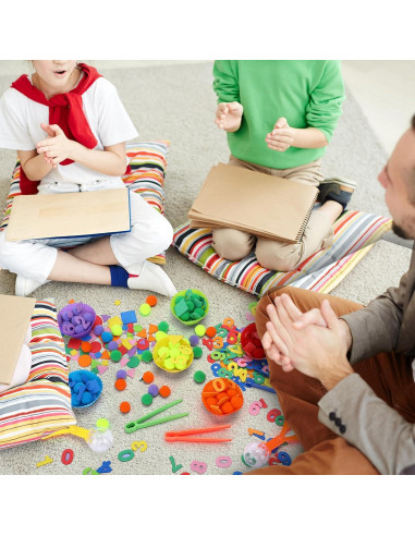 Conjunto de Juguetes de Motricidad Fina Blosssound 550 Pcs