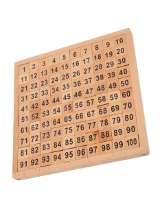 Tablero de Conteo de Madera FAVOMOTO Montessori 21x21cm