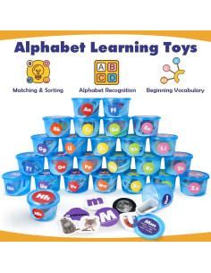 Juguetes de Aprendizaje Joyreal - Alfabeto ABC 271 Piezas 2