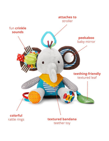 Gimnasio de Juego Montessori Skip Hop + Juguete Dentición Elefante