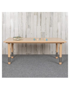 Mesa de Actividades Ajustable EMMA + OLIVER para Niños 60x120cm