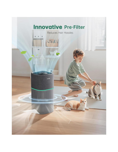 Purificador de Aire HEPA Provirtec AP-02 para Habitaciones Grandes