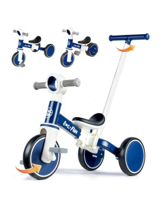 Triciclo 5 en 1 LOL-FUN para Niños 1-4 Años Azul