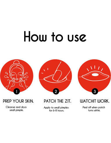 Parche Hidrocoloide para Granos ZHAOLIESM - 122 Conteos