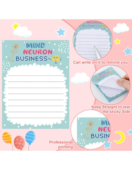 Bloc de Notas Divertido para Enfermeras Jetec - 36 Piezas 7.6x10 cm