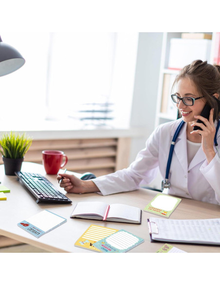 Bloc de Notas Divertido para Enfermeras Jetec - 36 Piezas 7.6x10 cm