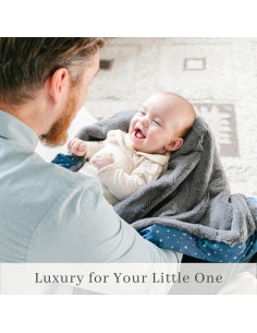 Manta de Recepción Saranoni Estrella Brillante 76x102 cm 2