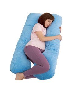 Almohada de Embarazo MOON PINE U 139.7x78.7cm Azul