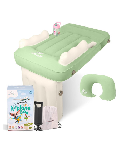 Cama inflable para niños Wiggly Winks - Verde Salvia