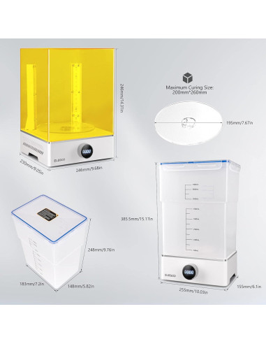 Paquete ELEGOO Mercury X con estación de lavado y curado