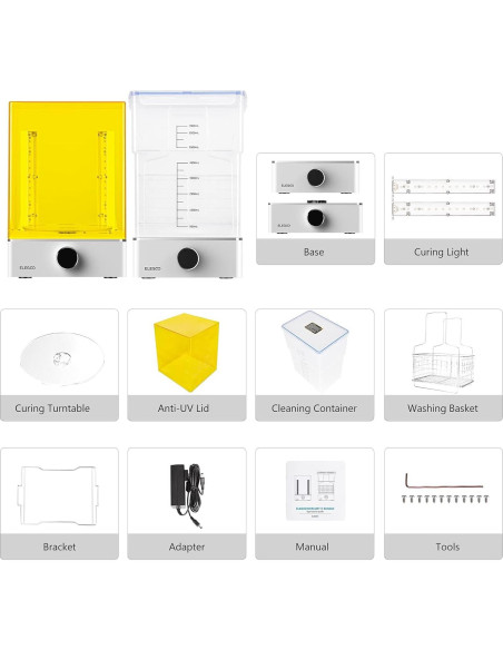 Paquete ELEGOO Mercury X con estación de lavado y curado
