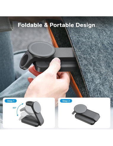 Estación de Carga Inalámbrica 3 en 1 eazpower Gris