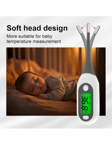 Termómetro Digital Pepultech YD203 para Adultos y Niños - 16s