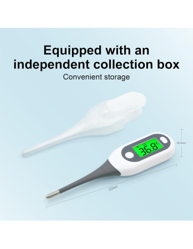 Termómetro Digital Pepultech YD203 para Adultos y Niños - 16s