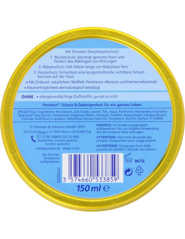Crema para Bebés Penaten 145g - Cuidado Corporal
