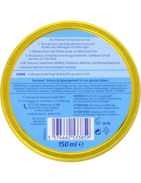 Crema para Bebés Penaten 145g - Cuidado Corporal