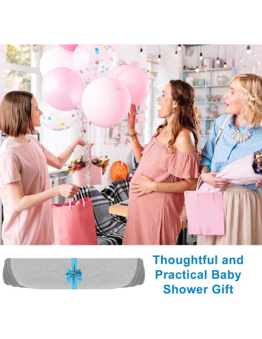 Accmor Protectores de Cambiador Impermeables 3 Piezas Gris 63.5x33 cm