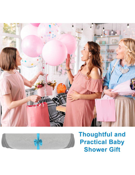 Accmor Protectores de Cambiador Impermeables 3 Piezas Gris 63.5x33 cm