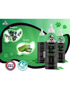 Limpiador de Oídos para Mascotas Pets Are Kids Too - Aloe Vera y Eucalipto 2