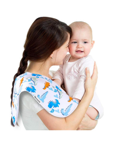 Paños de Eructo 2 en 1 Multicolor 100% Algodón Absorbente