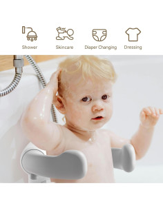 Soporte de Ducha Ajustable para Bebés Hebei Duoduohani Gris 2