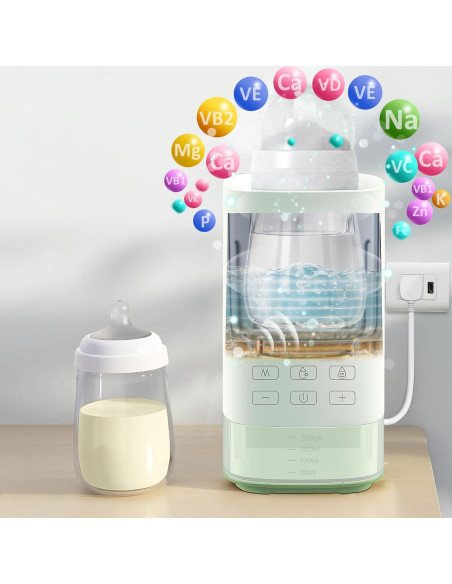 Calentador de Botellas MOMMED BBW-9300S Verde, Rápido y Preciso Calentador de Botellas MOMMED BBW-9300S Verde, Rápido y Preciso