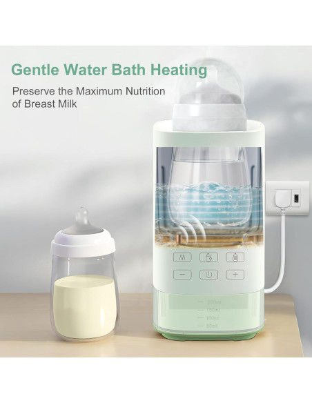 Calentador de Botellas MOMMED BBW-9300S Verde, Rápido y Preciso Calentador de Botellas MOMMED BBW-9300S Verde, Rápido y Preciso
