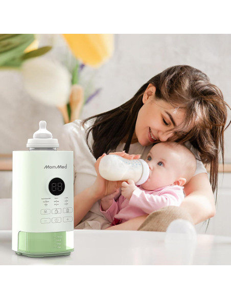 Calentador de Botellas MOMMED BBW-9300S Verde, Rápido y Preciso Calentador de Botellas MOMMED BBW-9300S Verde, Rápido y Preciso