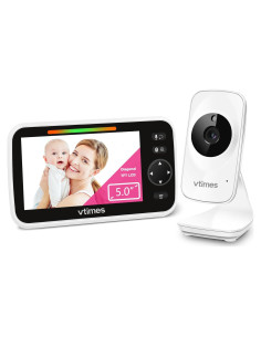 Monitor de Bebé VTimes VT50J 5" LCD Inalámbrico con Audio