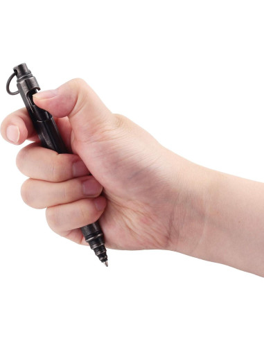 Bolígrafo SMOOTHERPRO Acero Inoxidable Negro 0.5mm