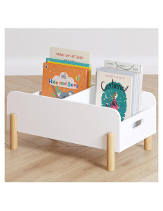 Estantería Montessori UTEX para Niños - Caddy de Libros de Madera