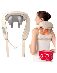 Masajeador de Cuello Shiatsu ACKIND con Calor y Control