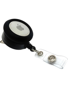 Porta Credencial con Clip de Cocodrilo y Soporte para AirTag 2